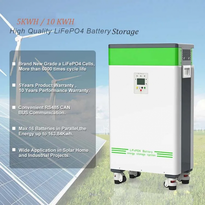 NK01 5KWH Batería para el sistema solar para el hogar 0