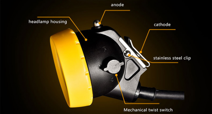 Lámpara de minería LED recargable a prueba de explosión Golden Future IP68 5