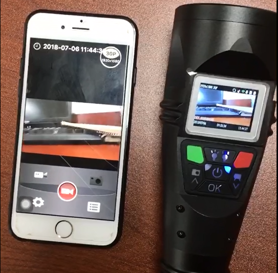 Luz de linterna LED recargable de alta tecnolog&iacute;a con GPS y WiFi para monitoreo de video ferroviario 7