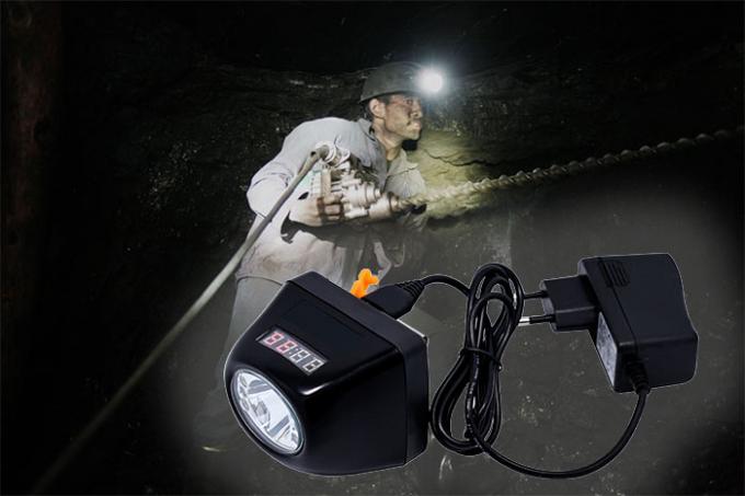 Lámpara frontal de minería digital inalámbrica KL4.5LM de alta luminosidad, portátil y recargable para mineros 7