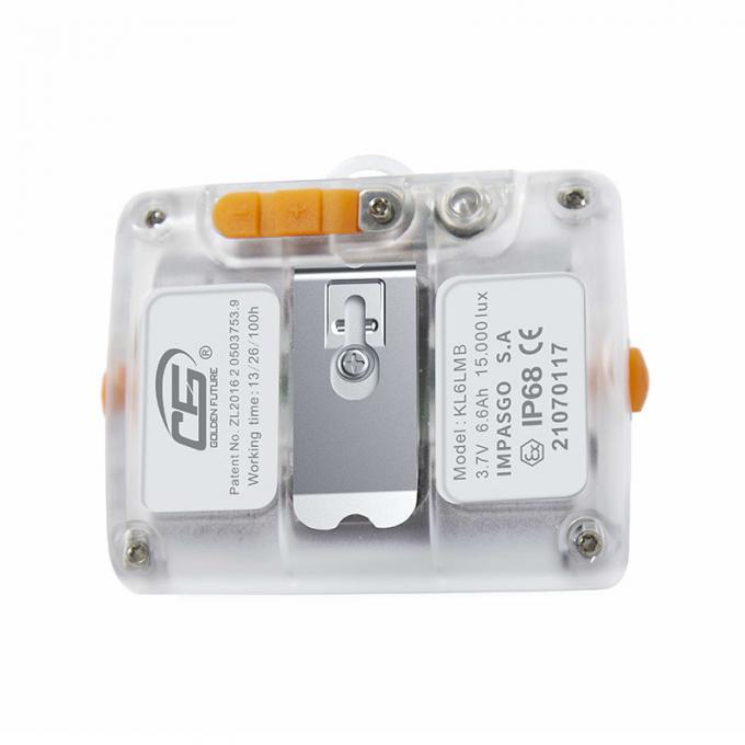 Lámpara minera inalámbrica KL6LMB 20000 Lux LED para casco, IP67 a prueba de agua, 8-12 horas de autonomía para minería subterránea 7
