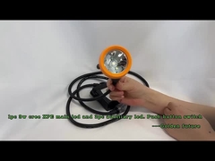 KL5LM(D2) IP68 Lámpara de casco LED a prueba de agua Lámpara de cabeza de minería subterránea
