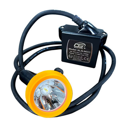 Lámpara de tapa para minería de carbón KL5LM superbrillante de 20000Lux, lámpara LED para minería con cable, luz de tapa para mineros