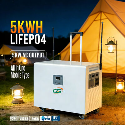 BH-5KWH All in One Portable Power Station Home Energy Storage Battery Pack 51.2v 5Kw Lifepo4 Luggage Style