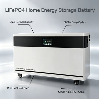 51.2 400Ah 20kwh Batería de litio de tipo dividido Almacenamiento de energía en el hogar Byd Batería Lifepo4 para emergencias en el hogar