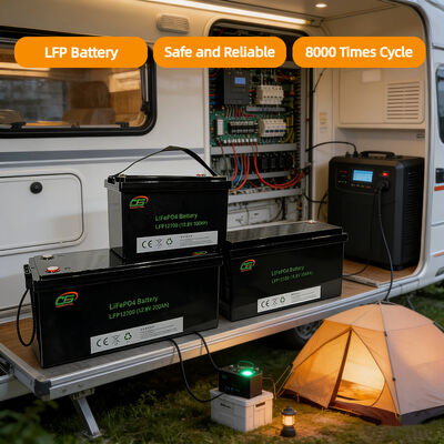 Baterías de almacenamiento Lifepo4 ligeras12.8v 50-400ah BMS Protección con batería de litio para sistemas de almacenamiento de energía solar