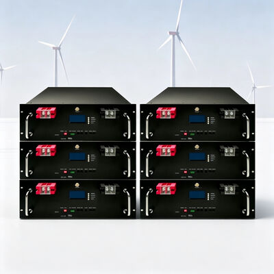 JG01 Módulo apilado 5kWh LiFePO4 Batería gabinete hogar Batería de almacenamiento de energía solar para inversor híbrido