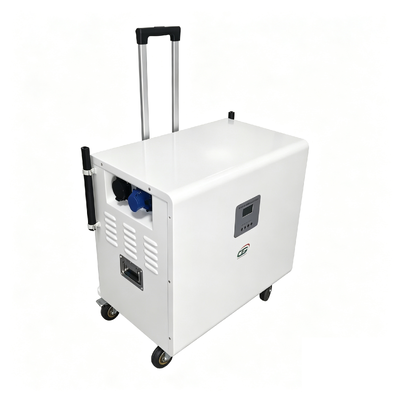 BH-16KWH 51.2v 16KWH Sistema de Almacenamiento de Energía de Batería Lifepo4 Todo en Uno Estación de Energía Móvil Solar con Inversor Incorporado de 12kw