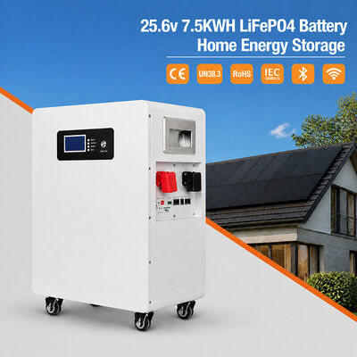 7.5KWh 25.6V 314Ah LiFePO4 Batería dividida NK005 BMS inteligente integrado CAN Sistema de almacenamiento de energía solar fuera de la red